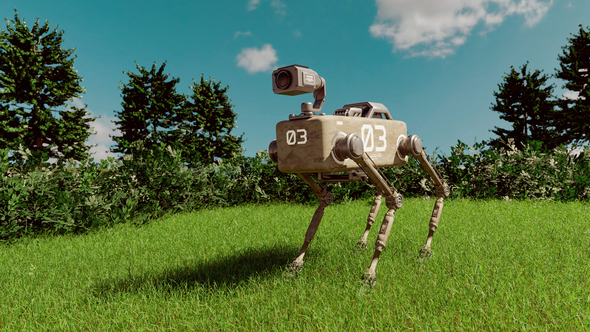 Advanced Security Robots (E-Dogs)